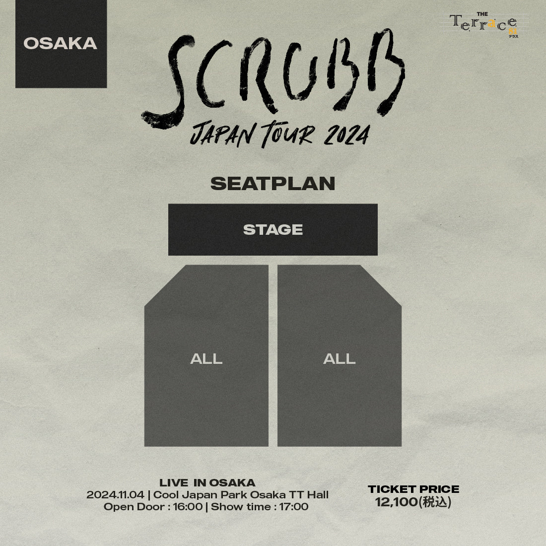 SCRUBB Japan Tour Ticket